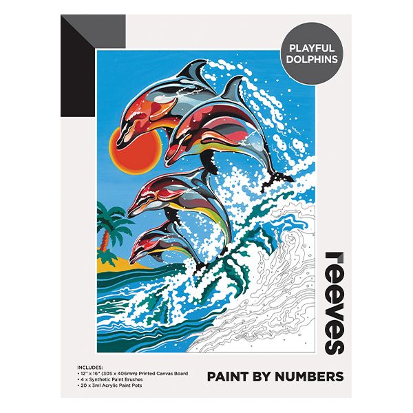 Picture of Paint By Numbers 12X16in Playful Dolphin